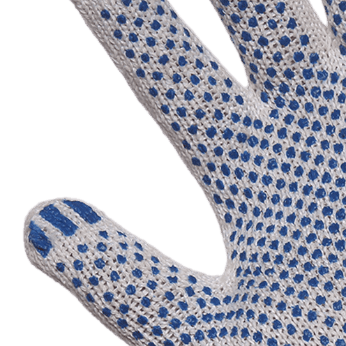 Перчатки трикотажные 5-ти нитка с ПВХ (точка)