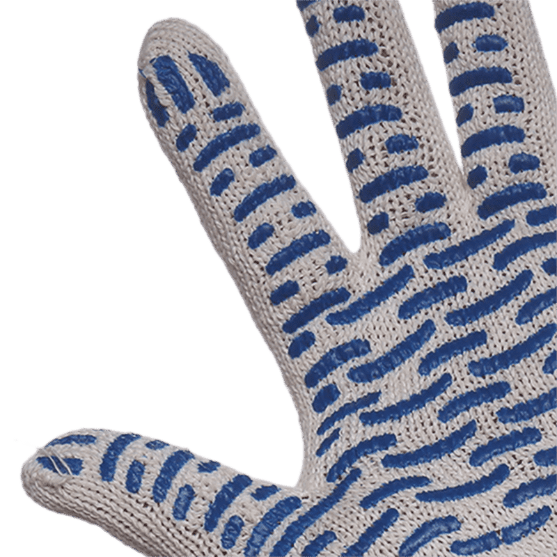 Перчатки трикотажные 5-ти нитка с ПВХ (волна)