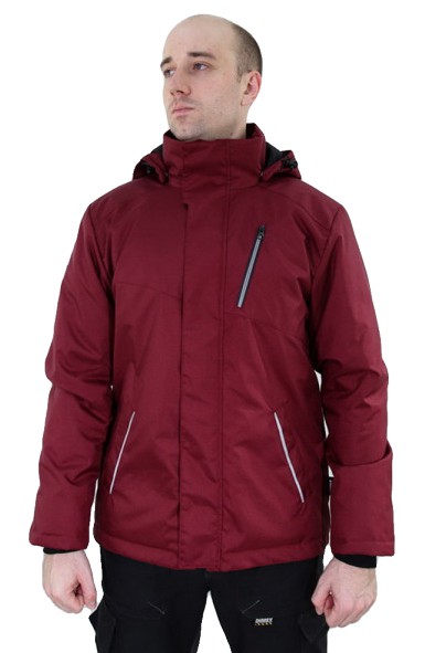 Зимняя куртка BRODEKS KW210, темно-красный