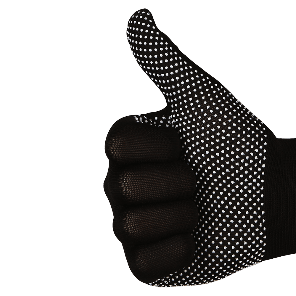 Нейлоновые перчатки с ПВХ покрытием микроточка