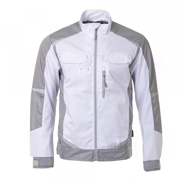 Куртка BRODEKS KS202, белый/серый