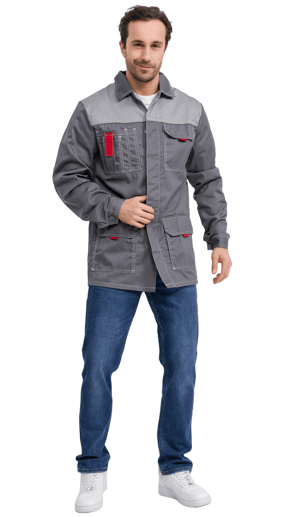 Куртка рабочая мужская летняя RONTA KR3090 серый
