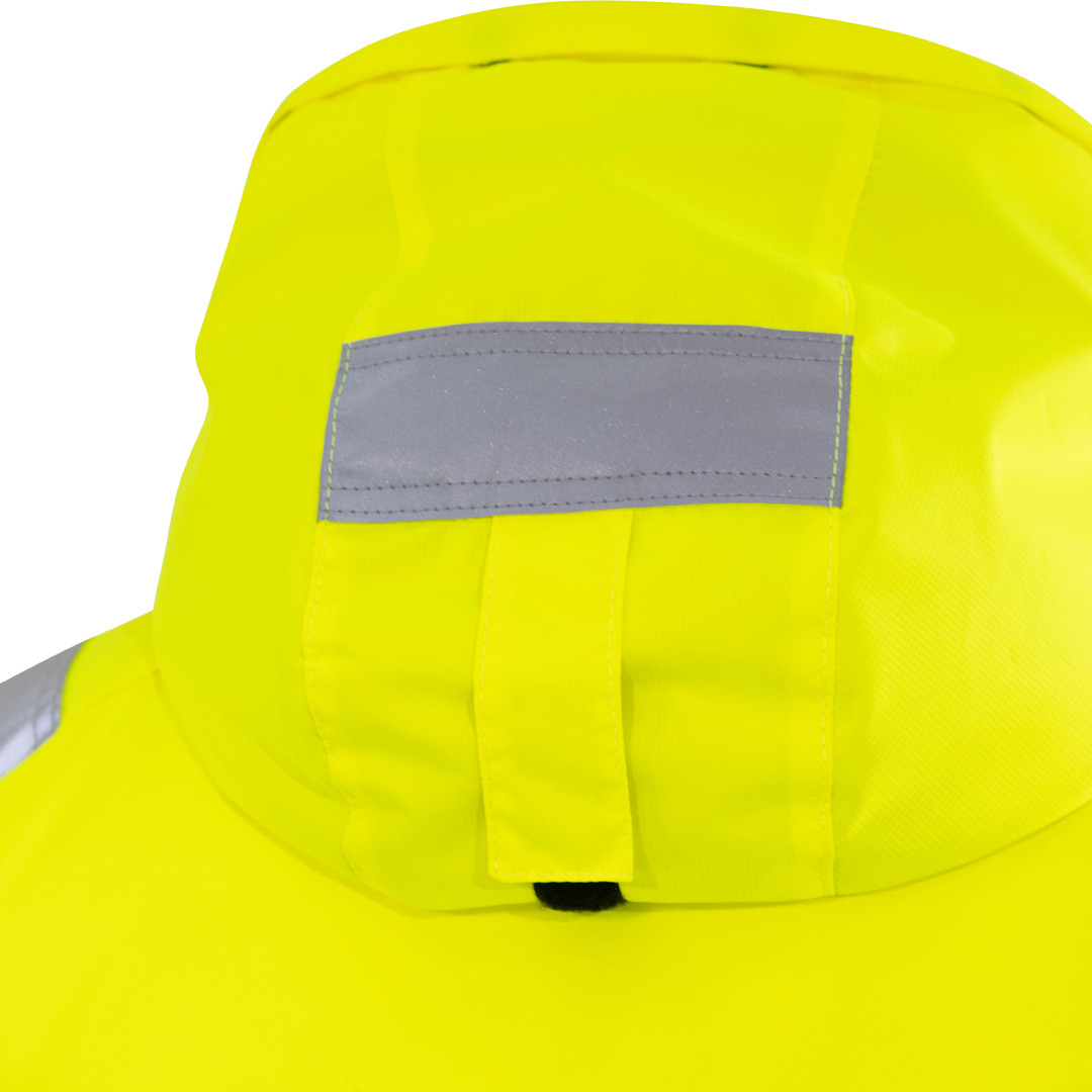 Зимняя сигнальная куртка-парка BRODEKS KW220 PLUS, желтый/черный