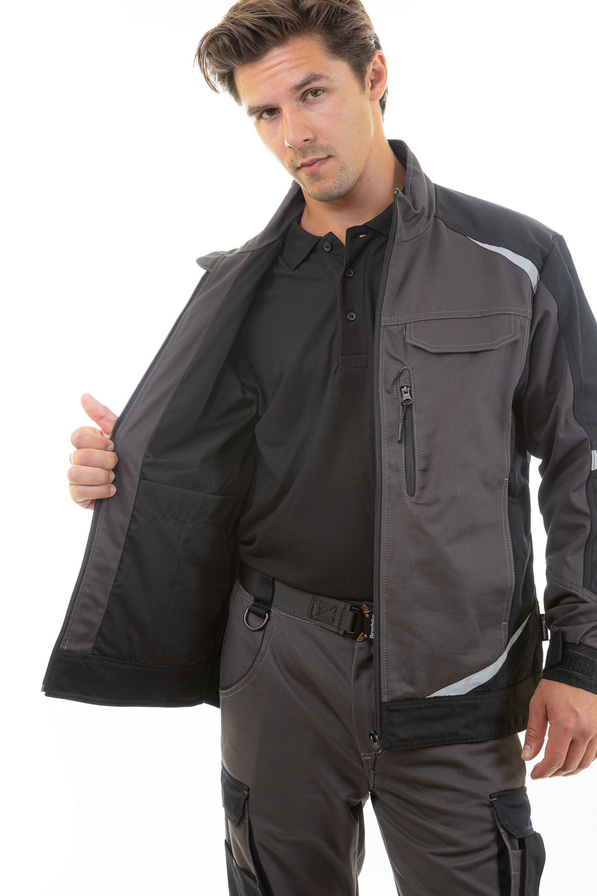 Куртка BRODEKS KS202 C, серый (100% хлопок!)