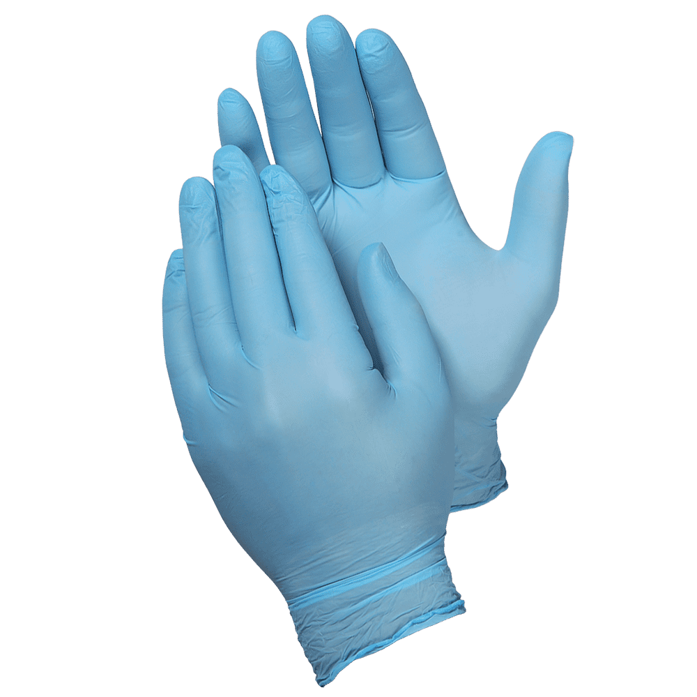 Перчатки нитриловые смотровые (н/стерил., неопудренные,  текстурированные)