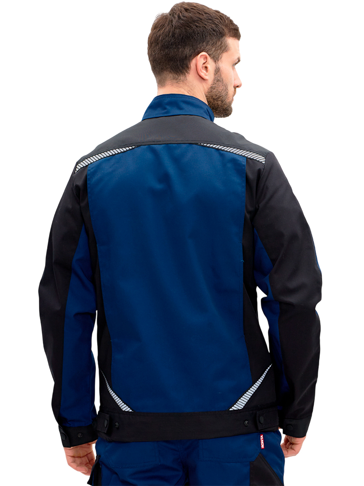 Куртка рабочая мужская летняя RONTA KR271 темно-синий, черный