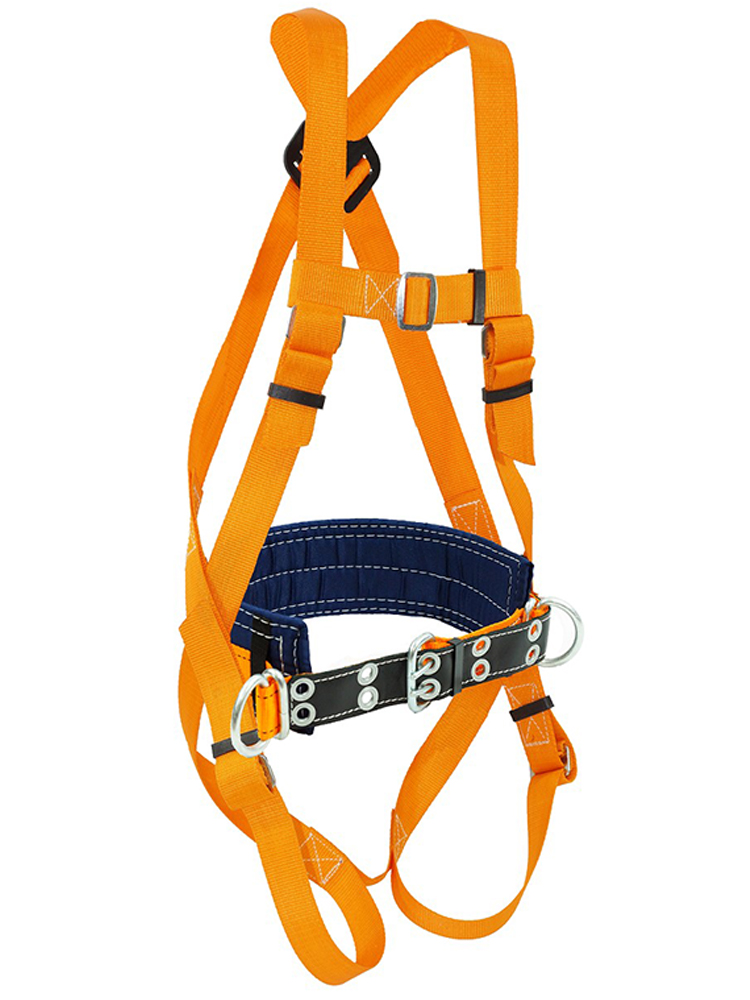 Пояс предохранительный строительный с наплечными и набедренными лямками,р-р S