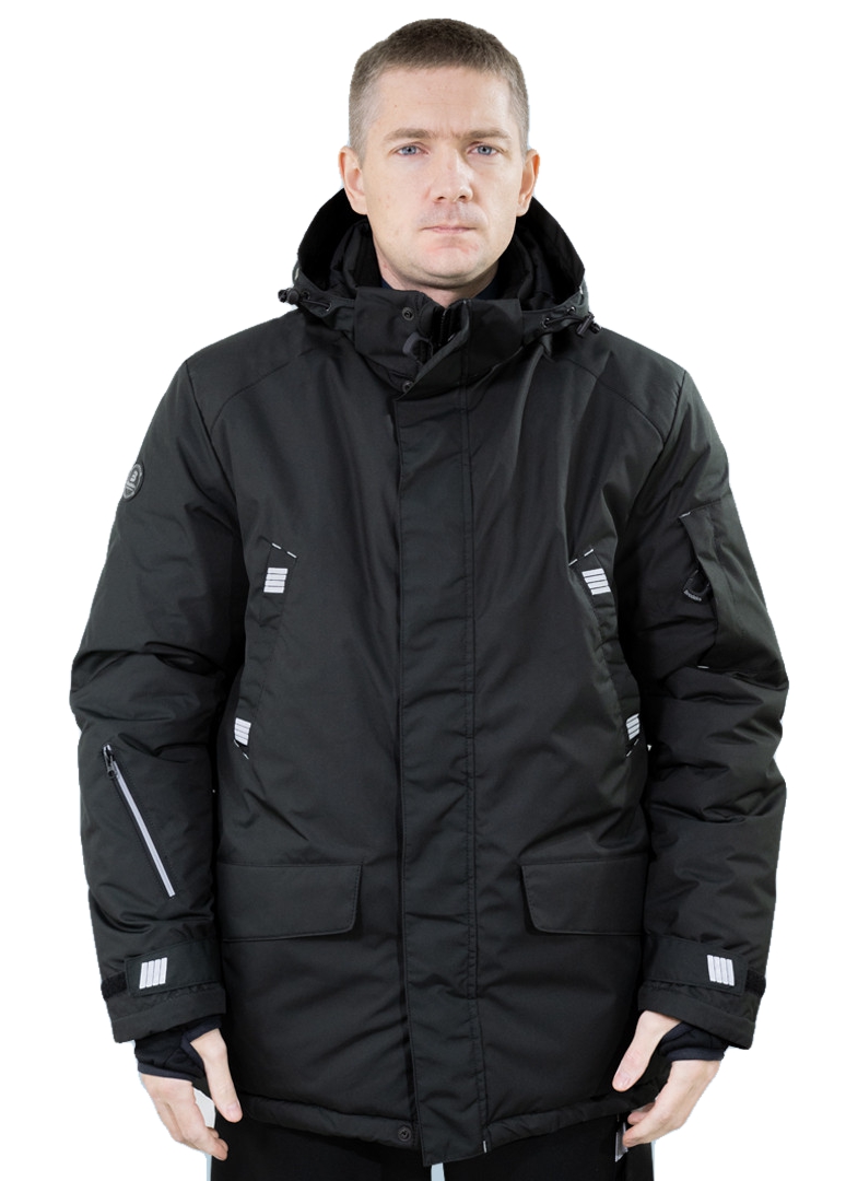 Зимняя куртка-парка BRODEKS KW204, черный