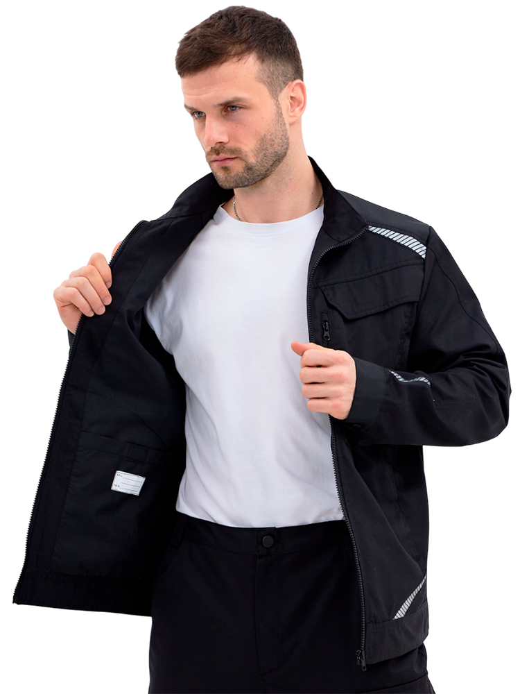Куртка рабочая мужская летняя RONTA KR271 черная