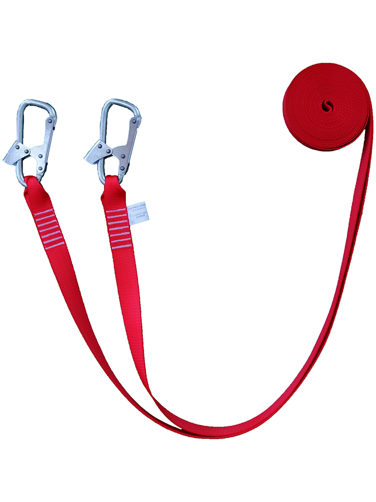 Строп из ленты 8 метров с двумя монтажными карабинами