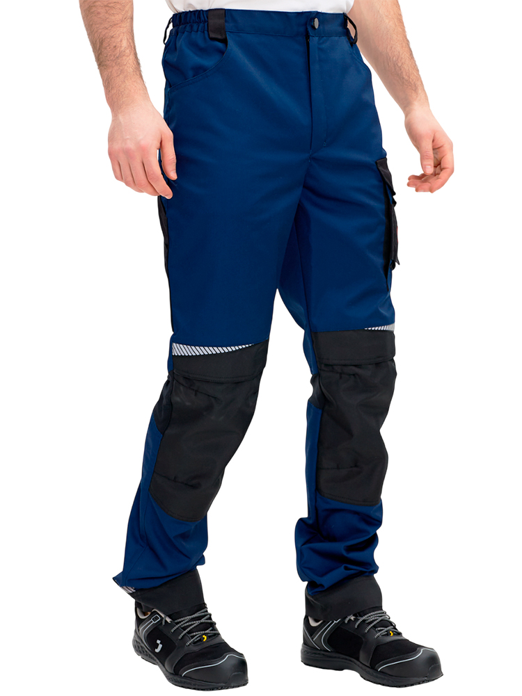 Брюки рабочие мужские летние RONTA BR271 темно-синие, черные