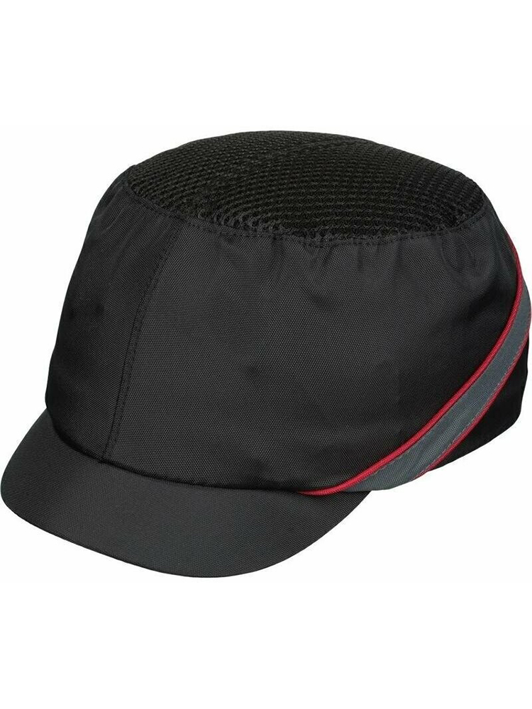 Защитная каскетка Delta Plus AIR COLTAN черная/красная, козырек 3см COLTAAINOMI