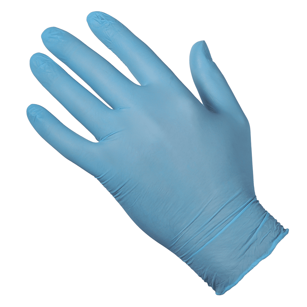Перчатки нитриловые смотровые (н/стерил., неопудренные,  текстурированные)