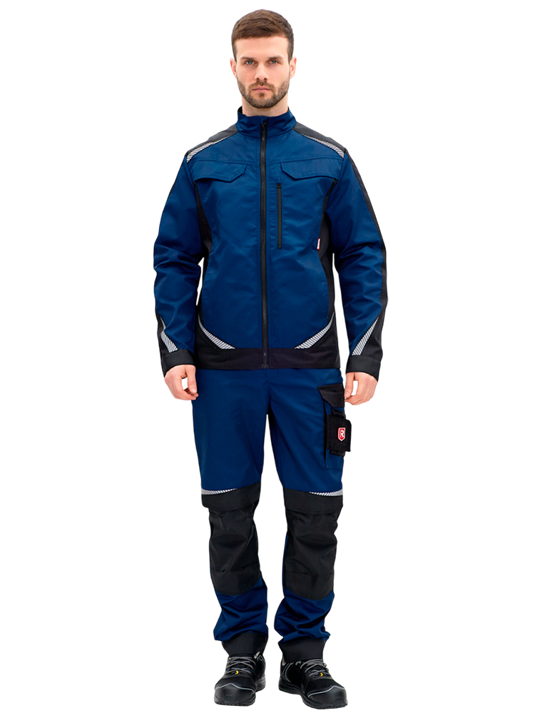 Брюки рабочие мужские летние RONTA BR271 темно-синие, черные