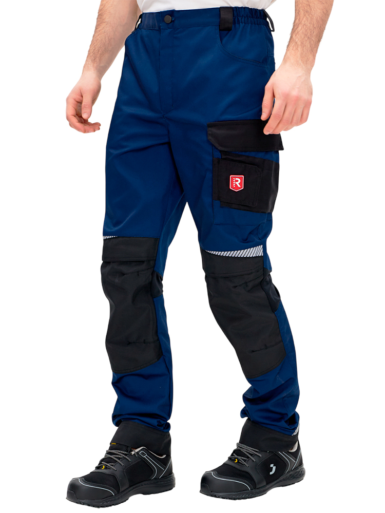 Брюки рабочие мужские летние RONTA BR271 темно-синие, черные