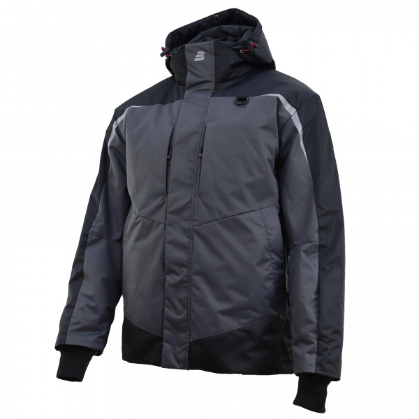 Зимняя рабочая куртка BRODEKS KW 231, серый/черный