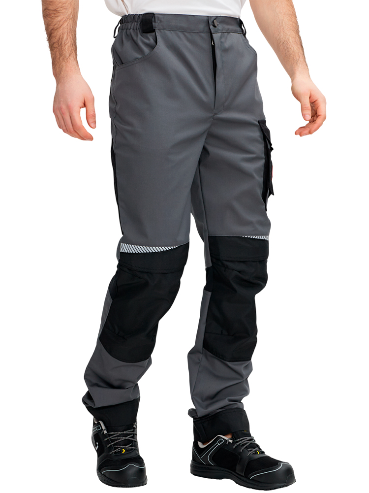 Брюки рабочие мужские летние RONTA BR271 темно-серые, черные