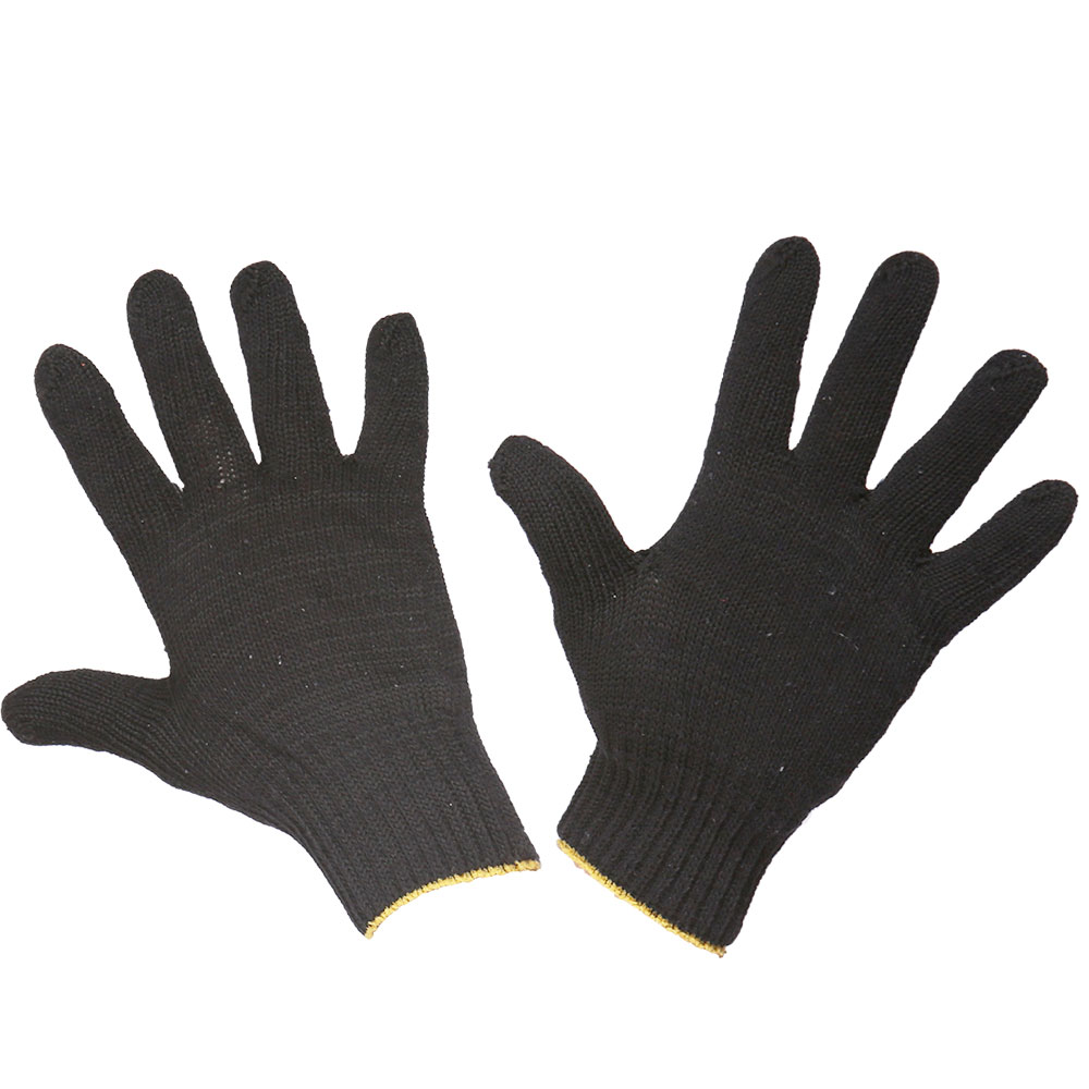 Перчатки трикотажные 5-ти нитка черные