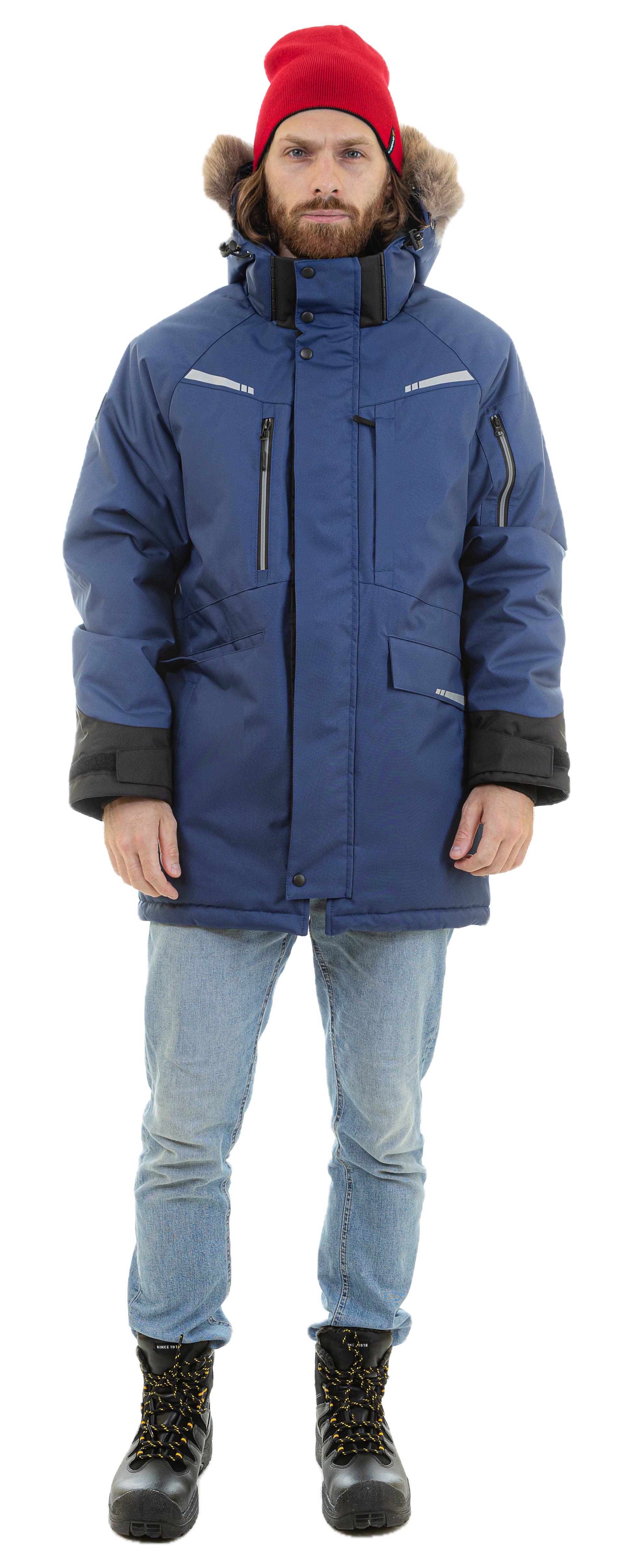 Зимняя куртка-парка BRODEKS KW215 plus, синий
