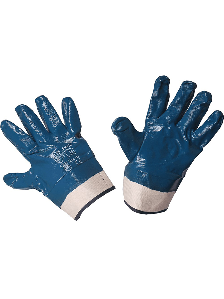 Перчатки нитрил. обливные манжет-крага