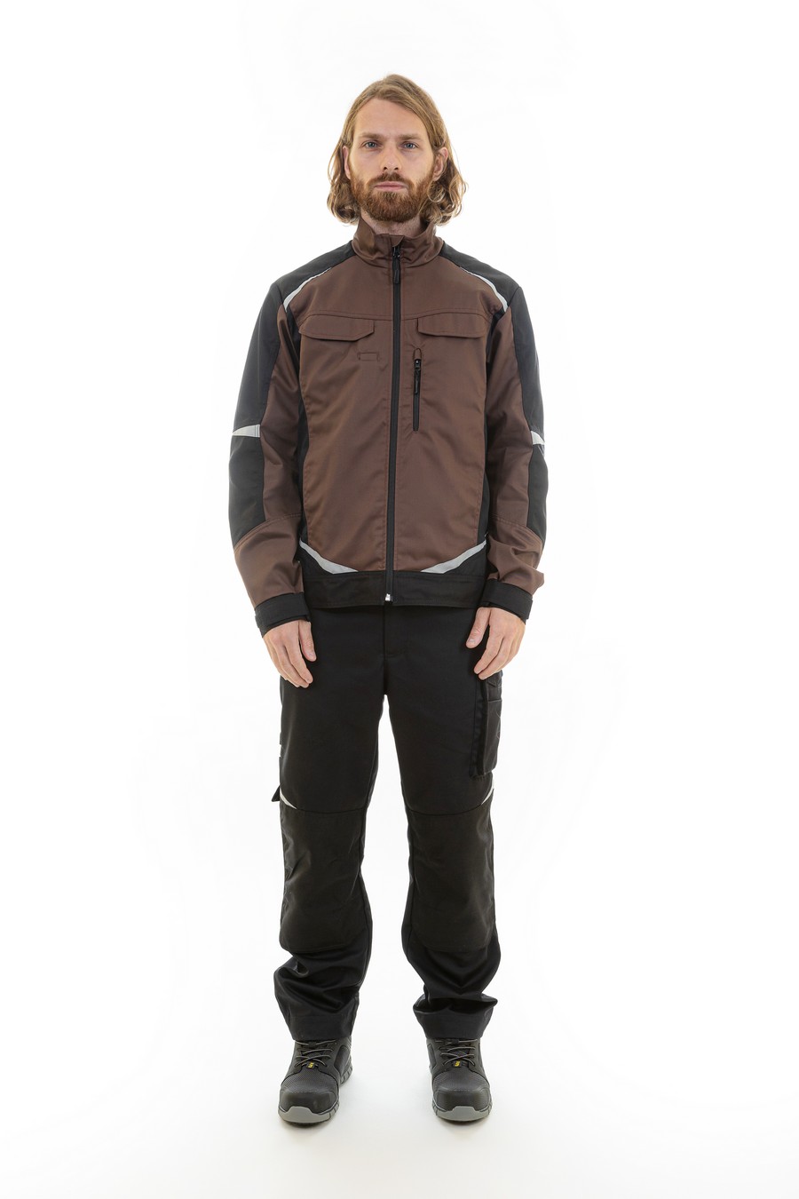 Куртка BRODEKS KS202, коричневый/черный