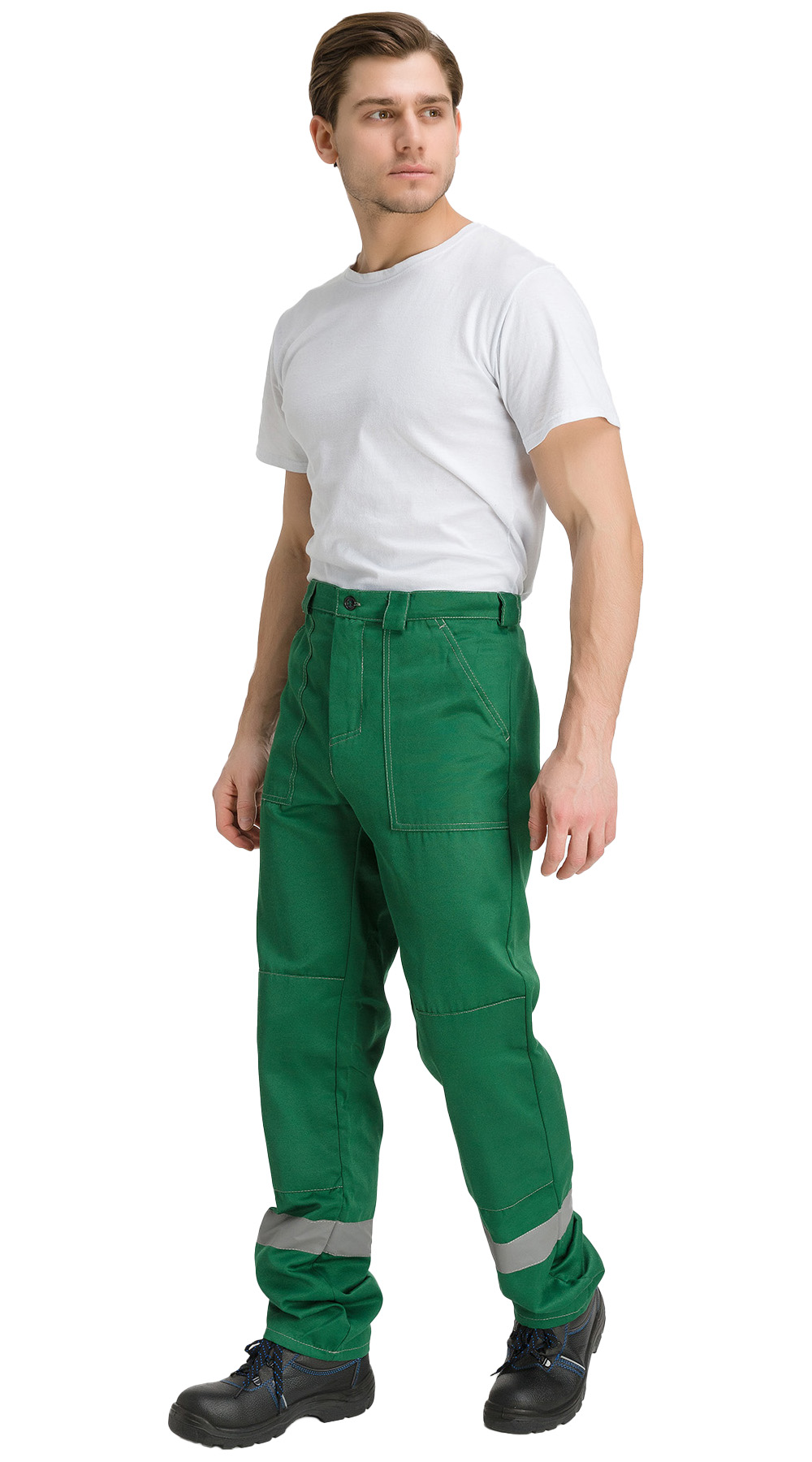 Костюм "Чикаго" с брюками (т.зеленый/лайм)