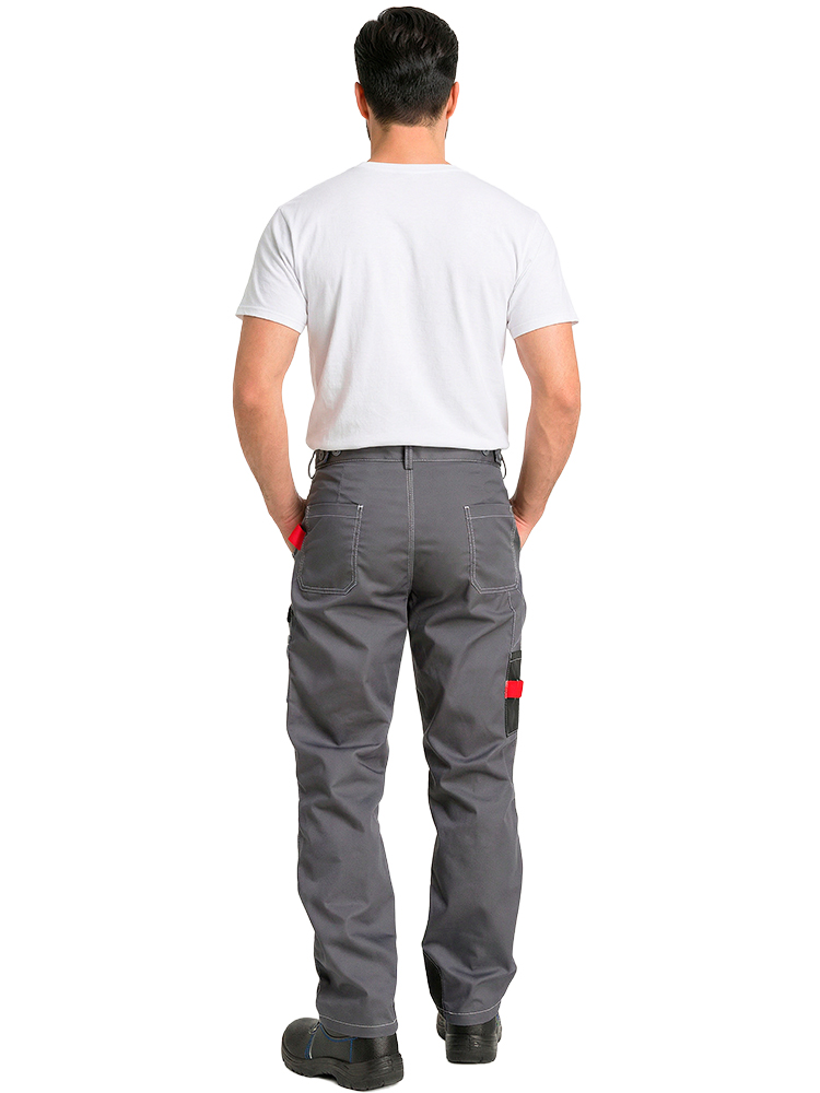 Брюки рабочие мужские летние RONTA BR206 темно-серые, черные, красные