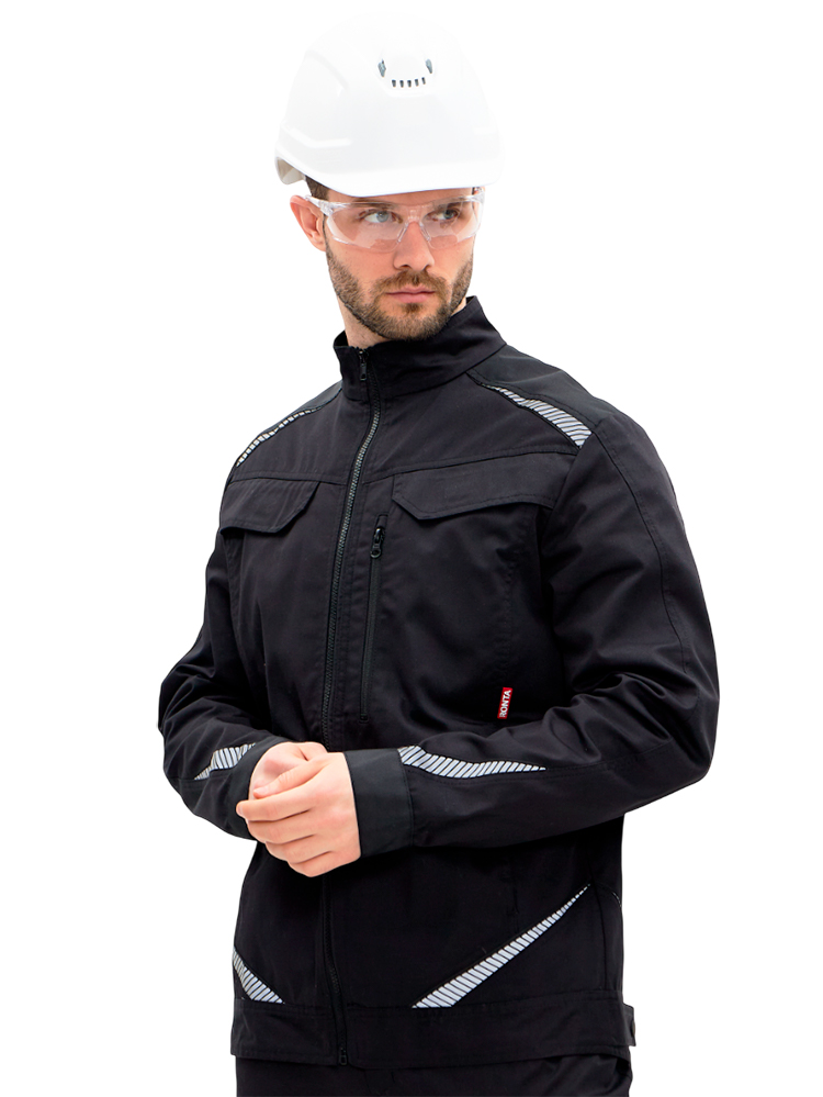 Куртка рабочая мужская летняя RONTA KR271 черная