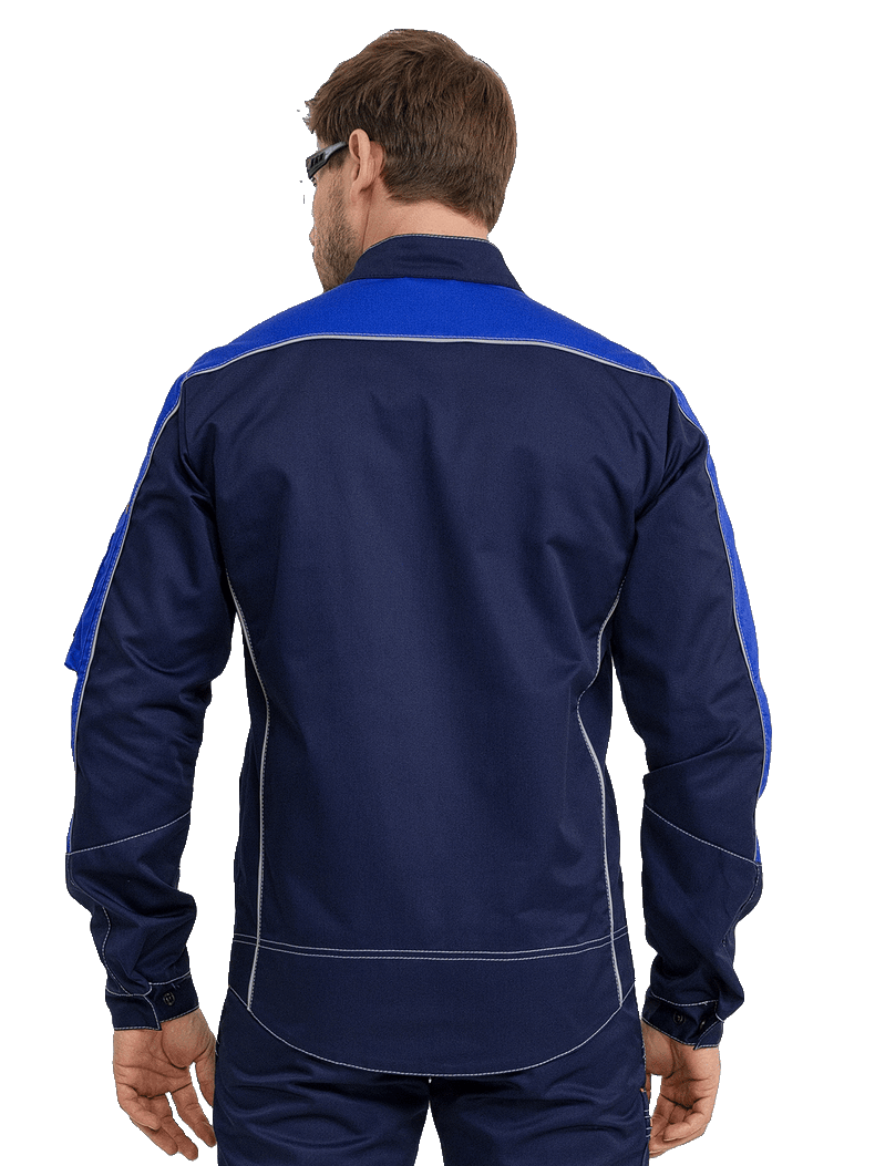 Куртка рабочая мужская летняя RONTA KR208 темно-синий лазурный