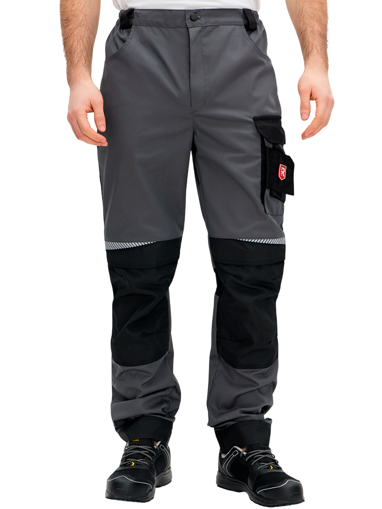 Брюки рабочие мужские летние RONTA BR271 темно-серые, черные