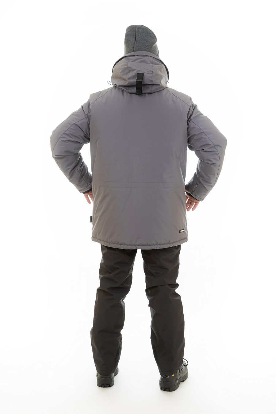 Зимняя куртка-парка BRODEKS KW204, серый