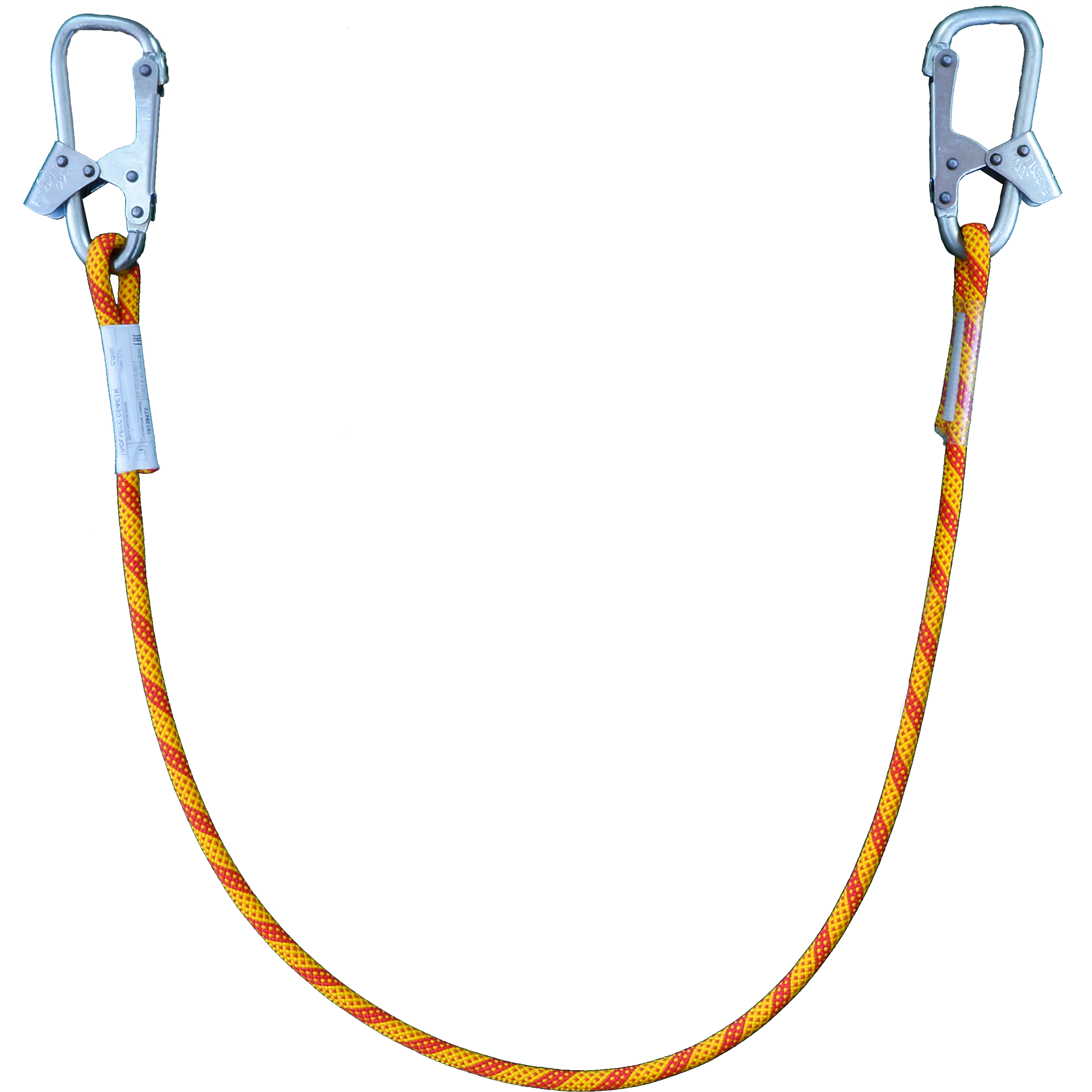 строп с монтажным карабином. строп с монтажным карабином. спасательная лента стропа фал 5м. 5м. строп а(10м) 2 карабина, лента 38190.