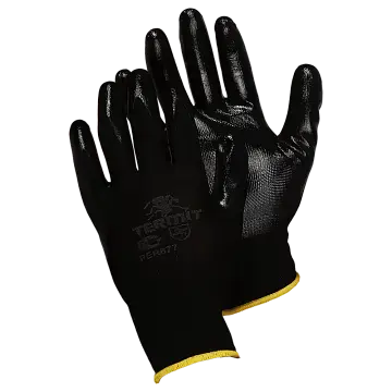 Нейлоновые перчатки с нитриловым покрытием 