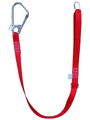 Строп из регулируемой ленты 2 м,с большим монтажным и соединительным карабином