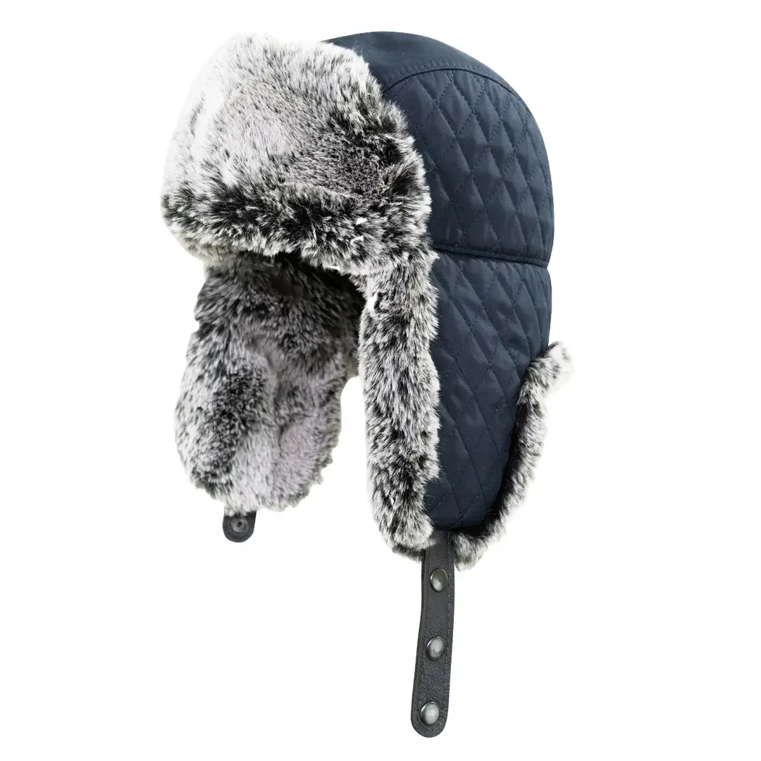 Шапка-ушанка BRODEKS KM 109, синяя