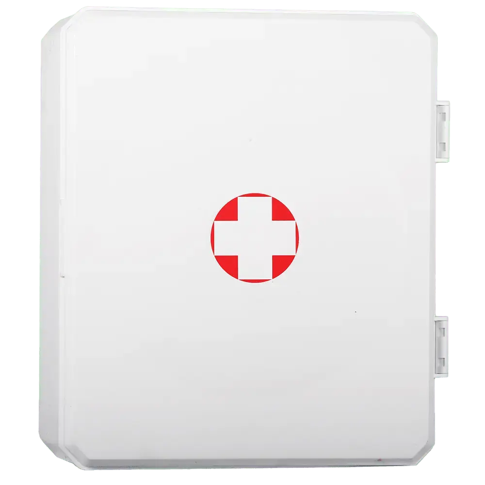 Аптечка для оказания 1-ой помощи (Приказ №169, пласт. шкаф)