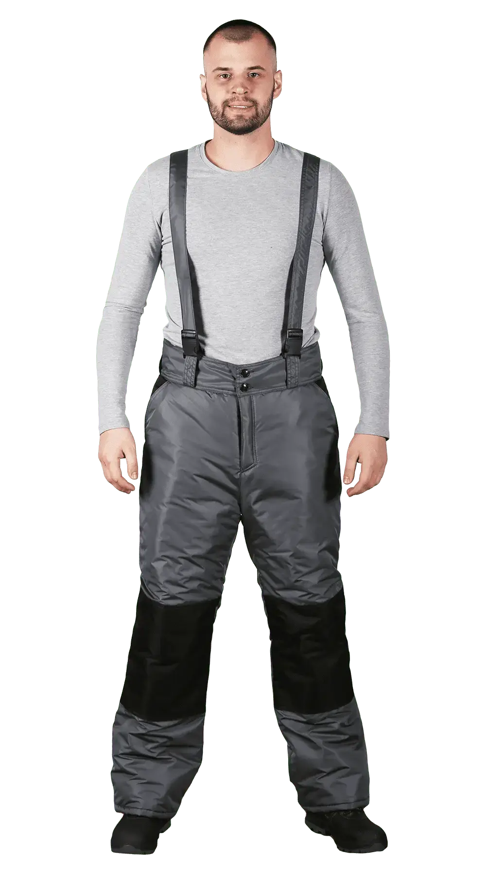 Костюм рабочий мужской утепленный зимний RONTA KS930 темно-серый, светло-серый