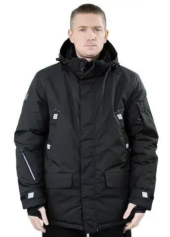 Зимняя куртка-парка BRODEKS KW204, черный