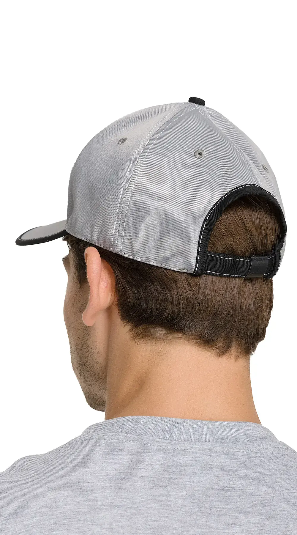 Кепка RONTA KP013 светло-серая, черная