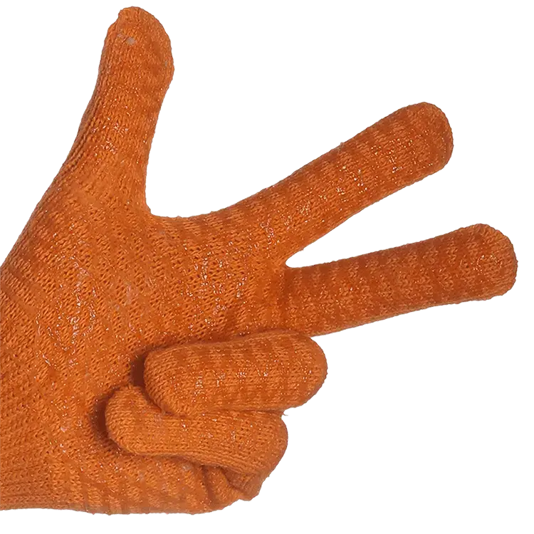 Перчатки "Крисс кросс" с круговым  покрытием