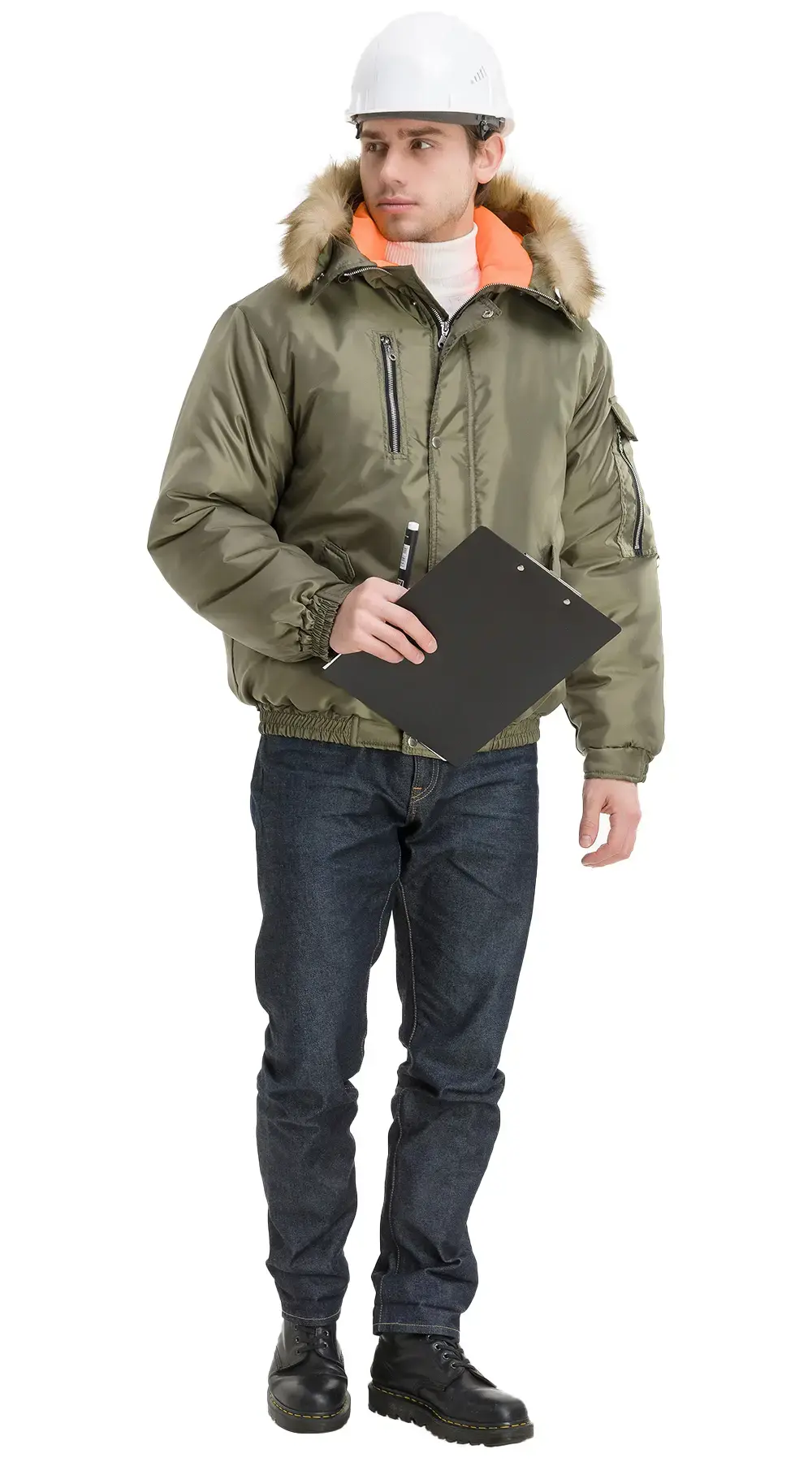 Куртка рабочая мужская зимняя утепленная Эталон "Аляска" хаки