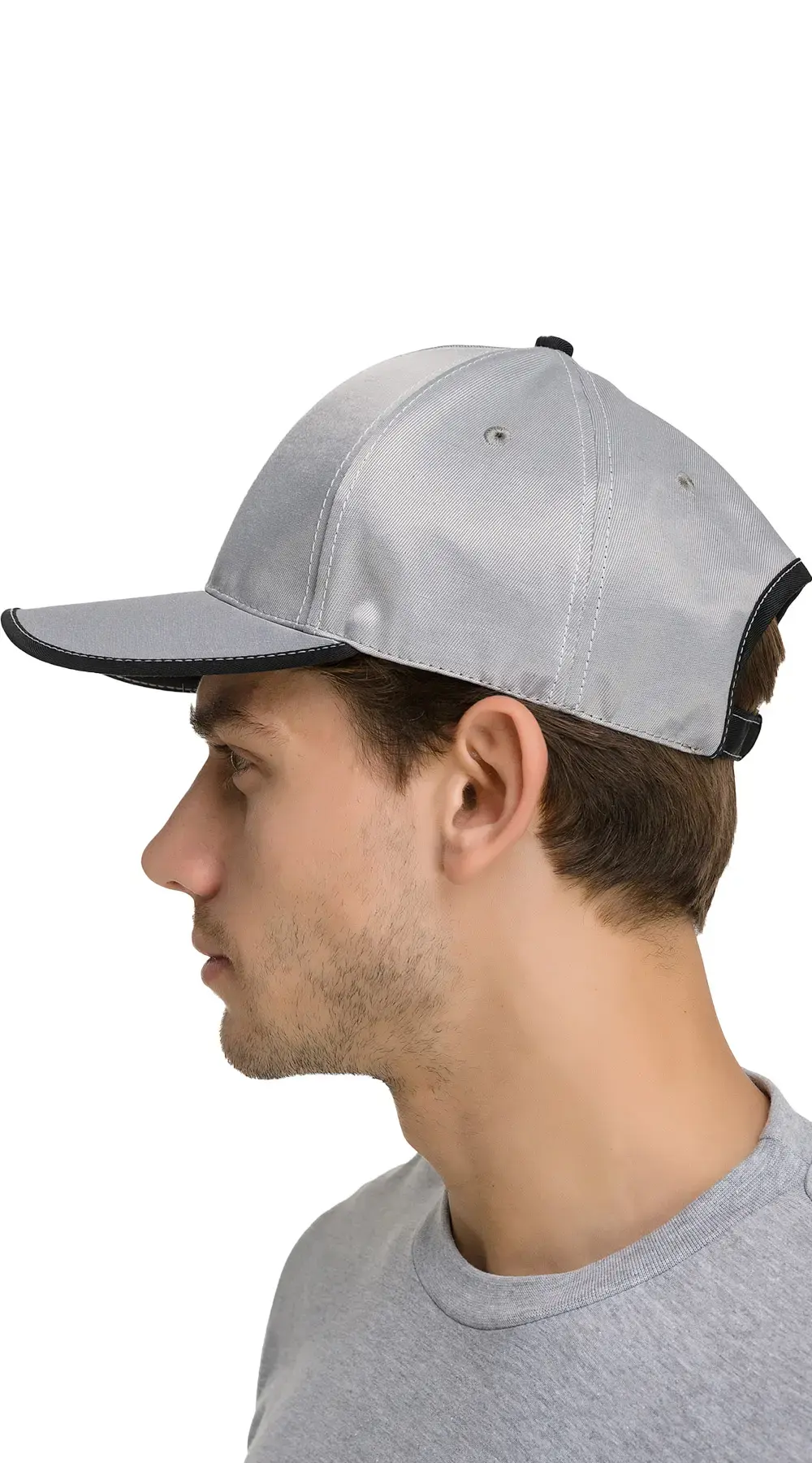 Кепка RONTA KP013 светло-серая, черная