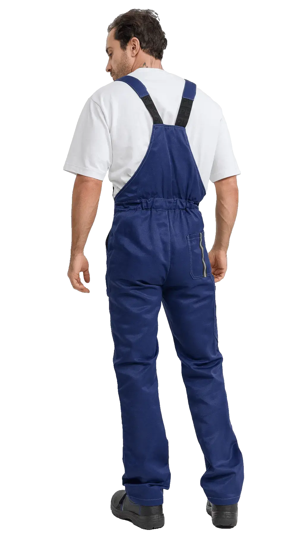 Костюм рабочий мужской летний RONTA KS818 с полукомбинезоном темно-синий, серый