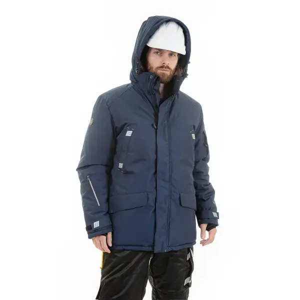 Зимняя куртка-парка BRODEKS KW204, синий 