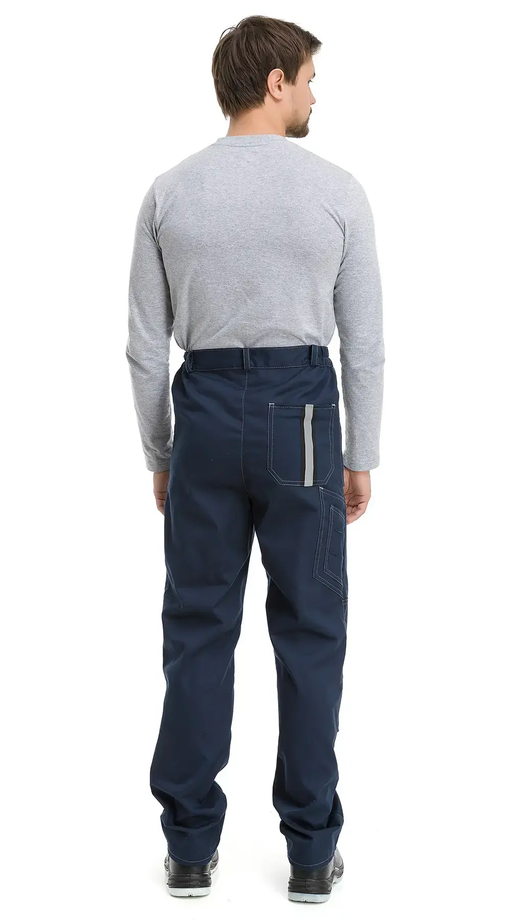 Костюм рабочий мужской летний RONTA KS804 с брюками темно-синий, серый