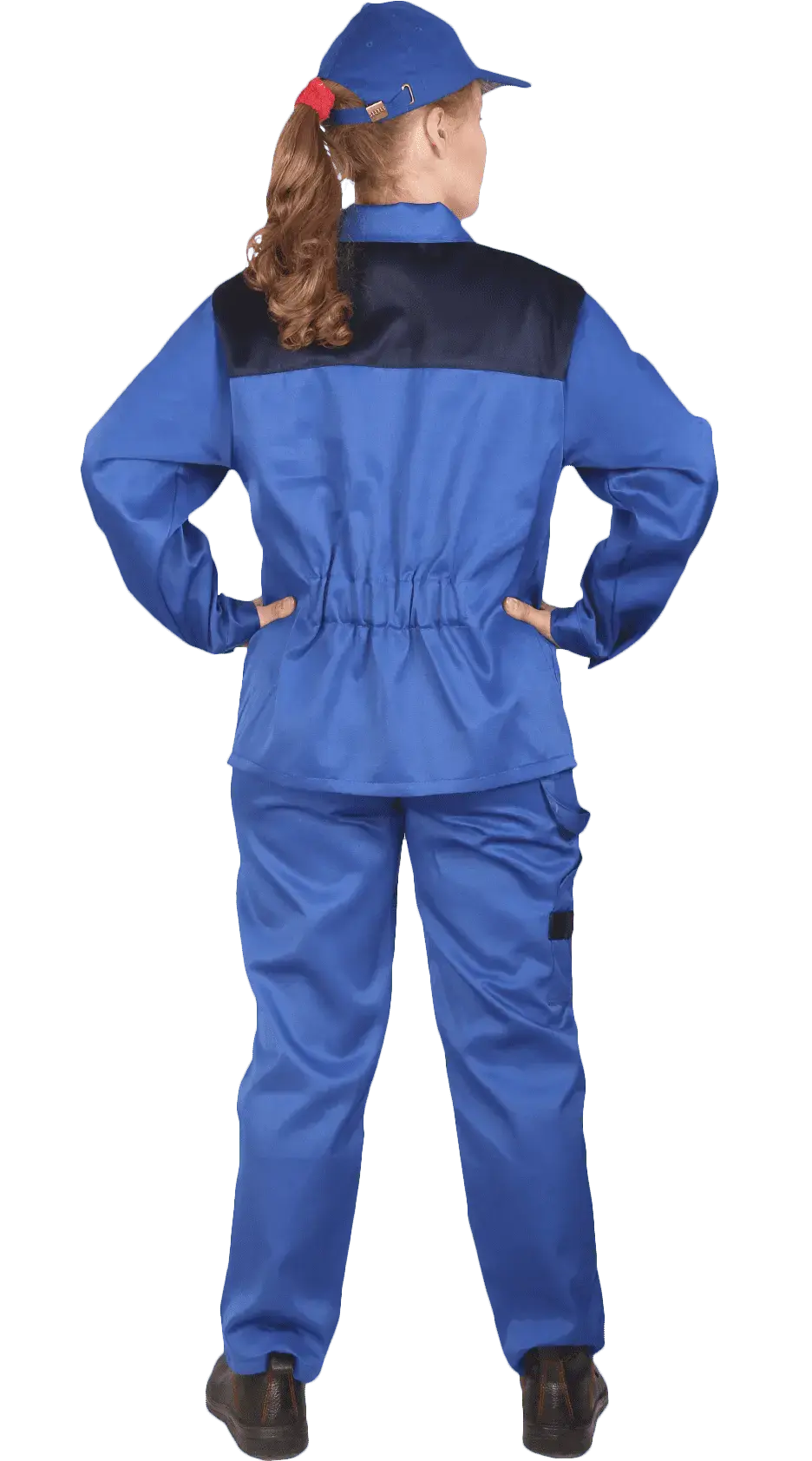 Костюм рабочий женский летний RONTA KS625 васильковый, темно-синий