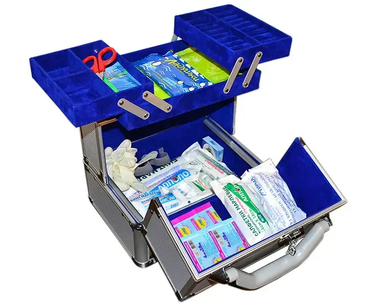 Аптечка автомобильная автоледи (сундучок) Аптечка автомобильная автоледи (сундучок)