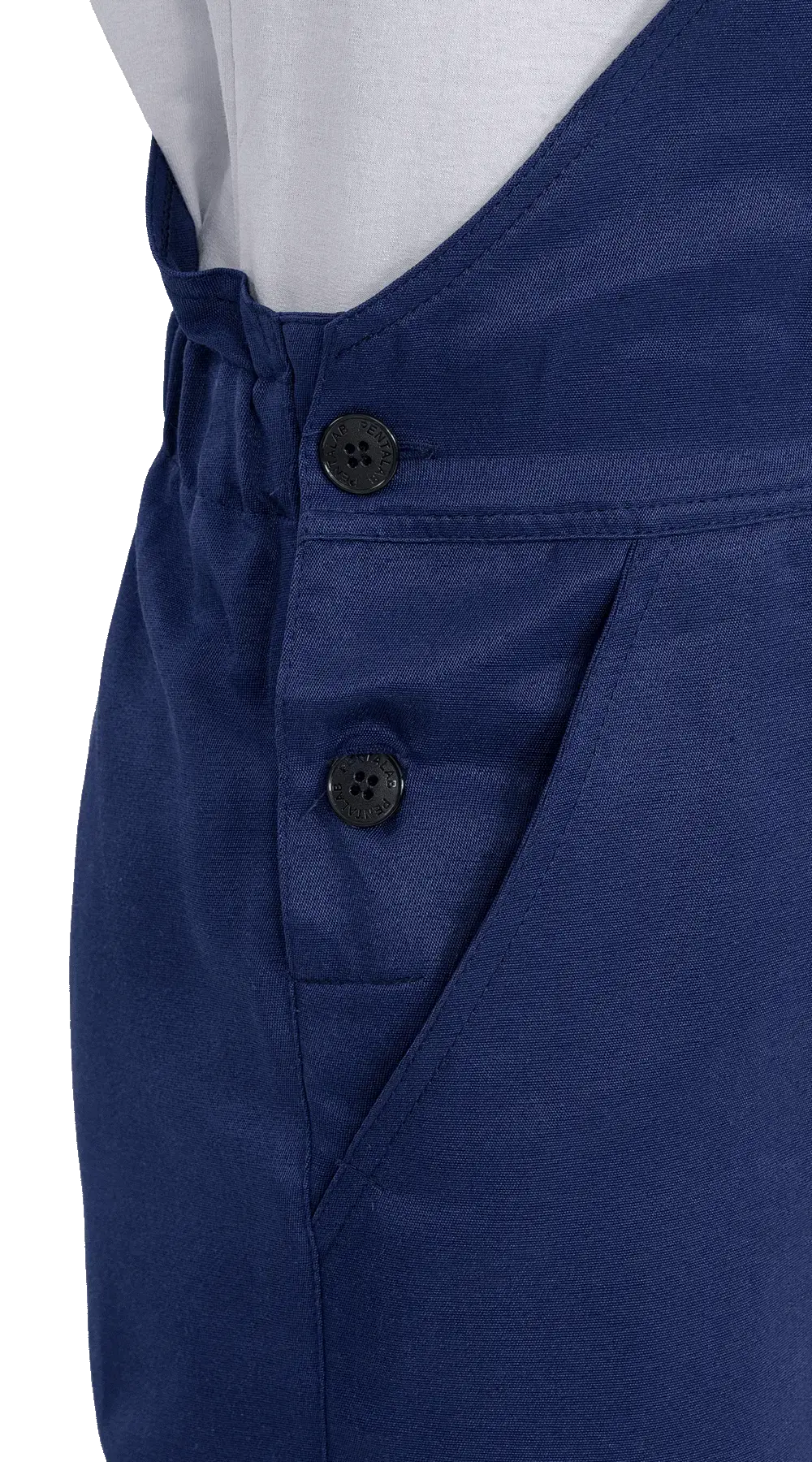 Костюм рабочий мужской летний RONTA KS812 с полукомбинезоном темно-синий, черный