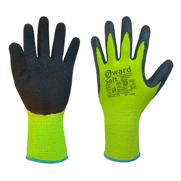Нейлоновые перчатки со вспененным латексным покрытием