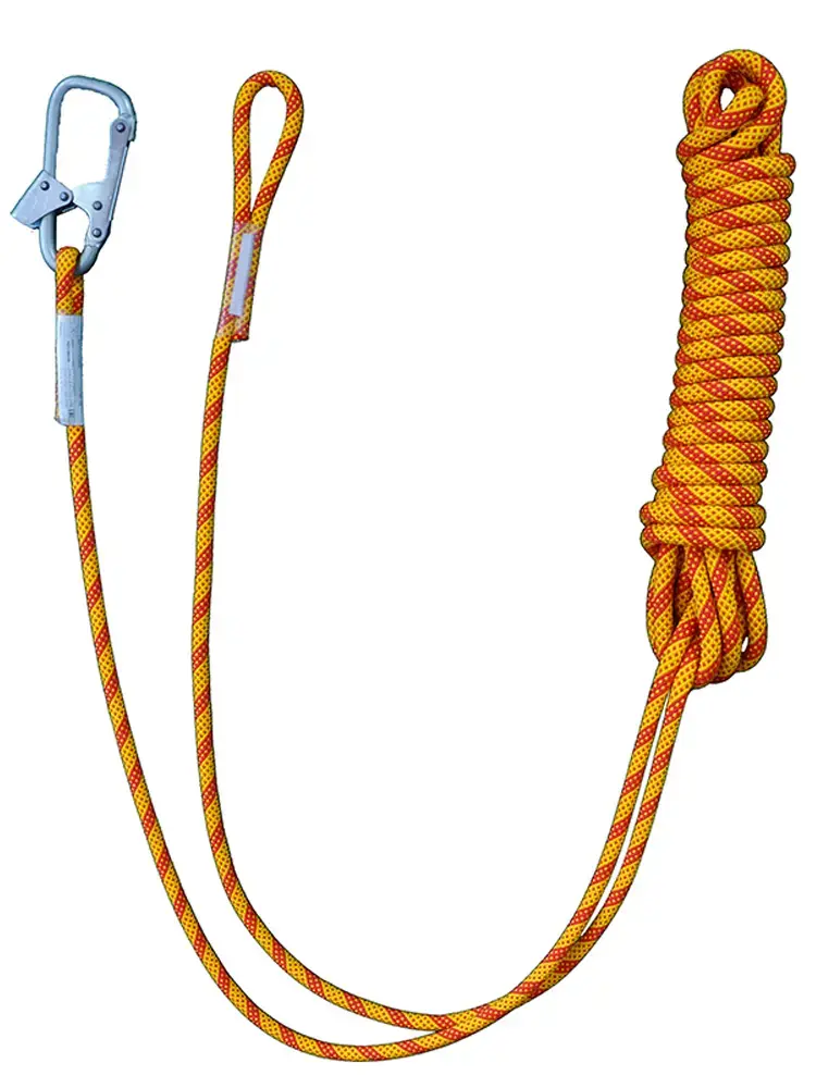 Строп из каната 40 м, с монтажным карабином и крепежной петлей